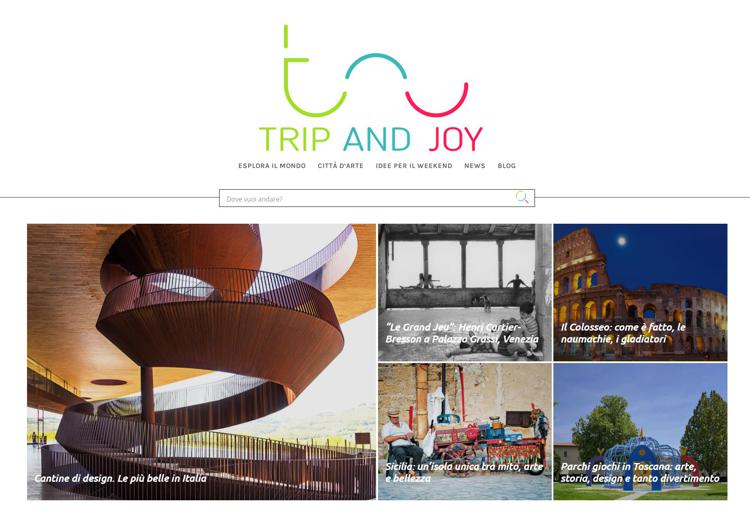 TripandJoy: il portale per chi ama i viaggi culturali e non solo.
