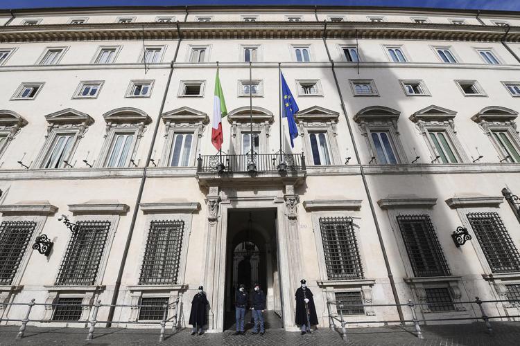 Palazzo Chigi, sede del Governo italiano (Fotogramma)
