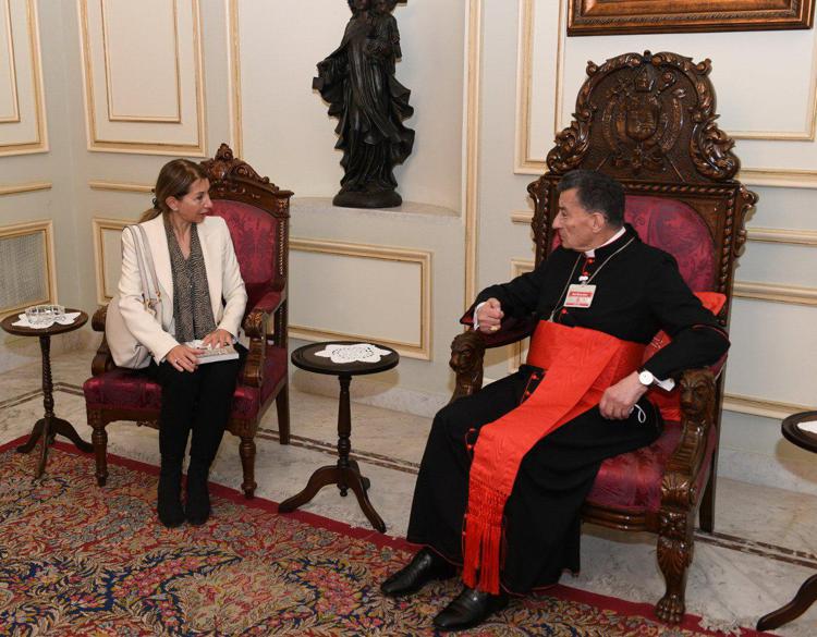 Italy's ambassador, Maronite leader hold talks on Lebanon crisis