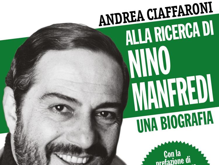 deaglio del libro 'Alla ricerca di Nino Manfredi' edito da Sagoma e scritto da Andrea Ciaffaroni