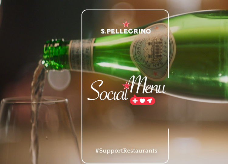 S.Pellegrino lancia campagna 'Social Menu per #SupportRestaurants'