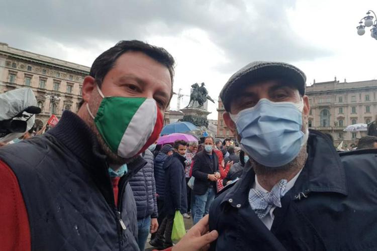 Milano, manifestazione contro ddl Zan. In piazza anche Salvini e Pillon