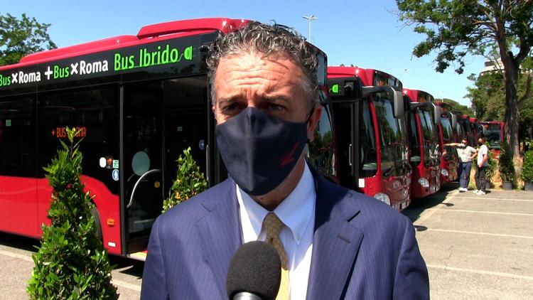 Roma, Mottura (Atac): 'Presentati 30 nuovi autobus ibridi, in arrivo altri 70'
