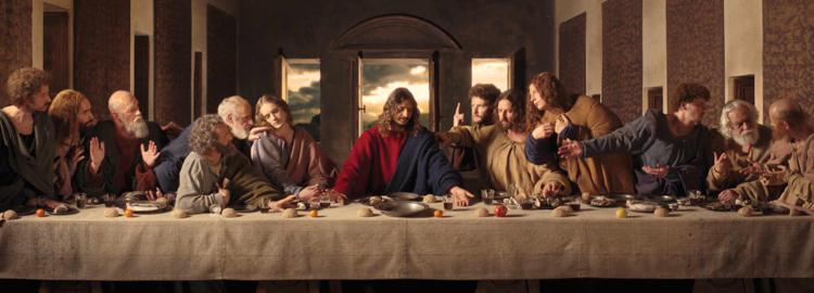 'The last supper: the living tableau' a Roma L'ultima Cena firmata Storaro