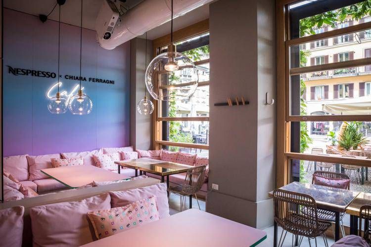 Apre a Milano il Nespresso X Chiara Ferragni Temporary Café