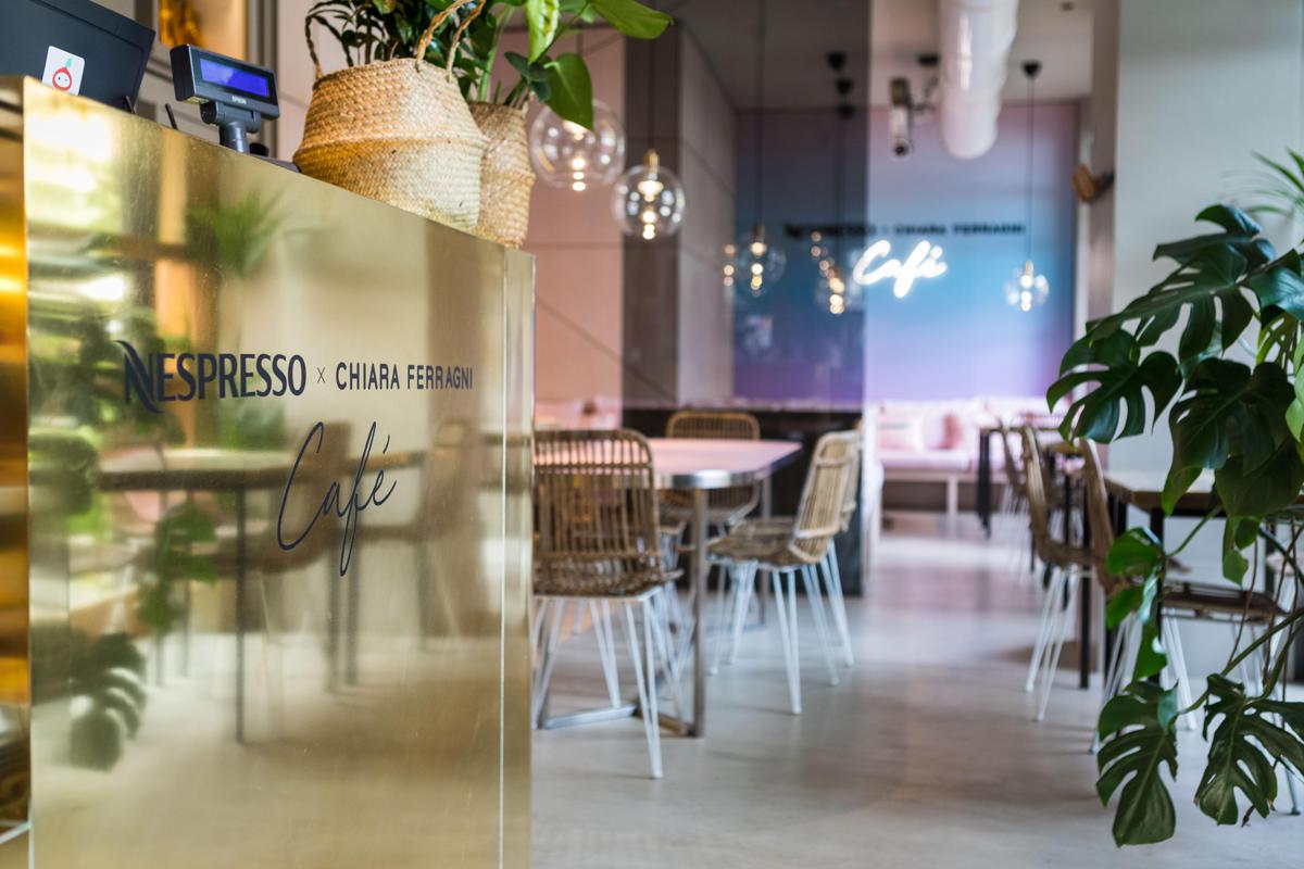 Apre a Milano il Nespresso X Chiara Ferragni Temporary Café