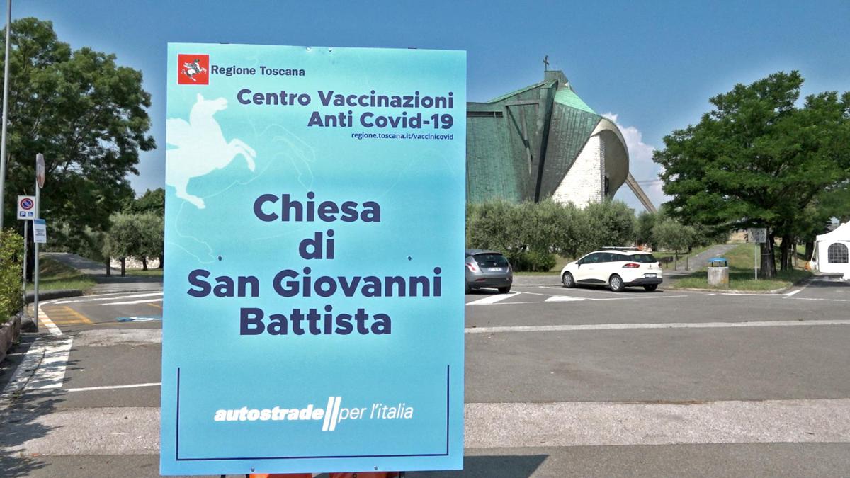 Attivo a Firenze l'hub vaccinazione di Aspi alla 'Chiesa dell'Autostrada'