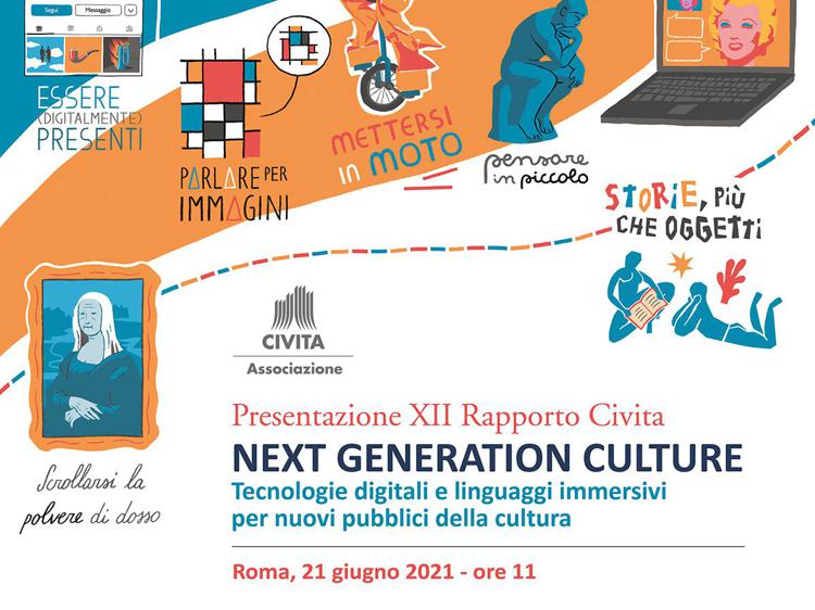 'Next generation culture', il 21 giugno si presenta il rapporto Civita - Guarda di nuovo la diretta