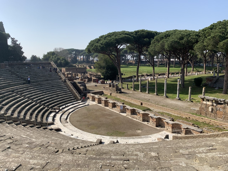 Il Teatro Romano a Ostia Antica - (foto AdnKronos)
