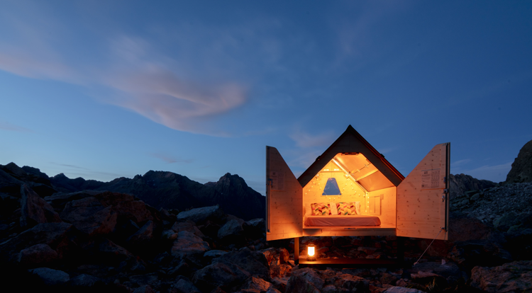 Una notte sotto le stelle con Airbnb nella mini casa sostenibile