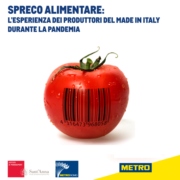 Aumento degli sprechi con la pandemia per un quarto dei produttori agroalimentari Made in Italy