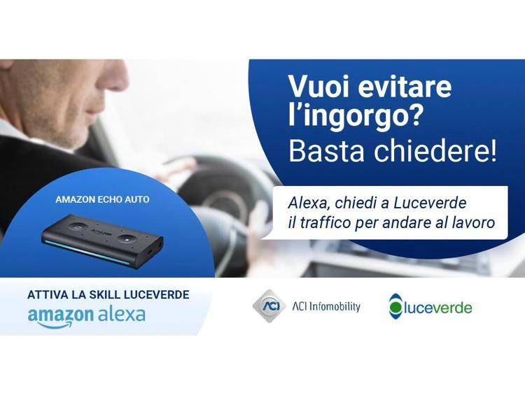 ACI lancia Luceverde, una nuova funzionalità Alexa di info-traffico