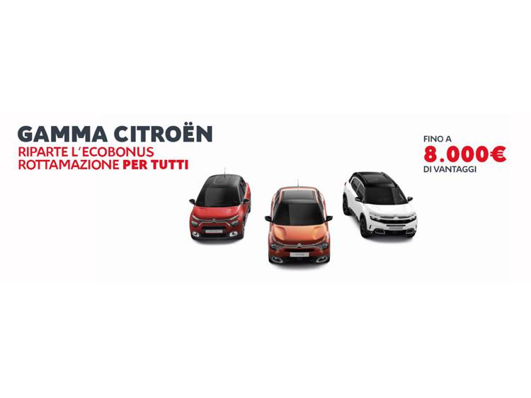 Citroën rilancia “Ecobonus rottamazione” con vantaggi su tutta la gamma