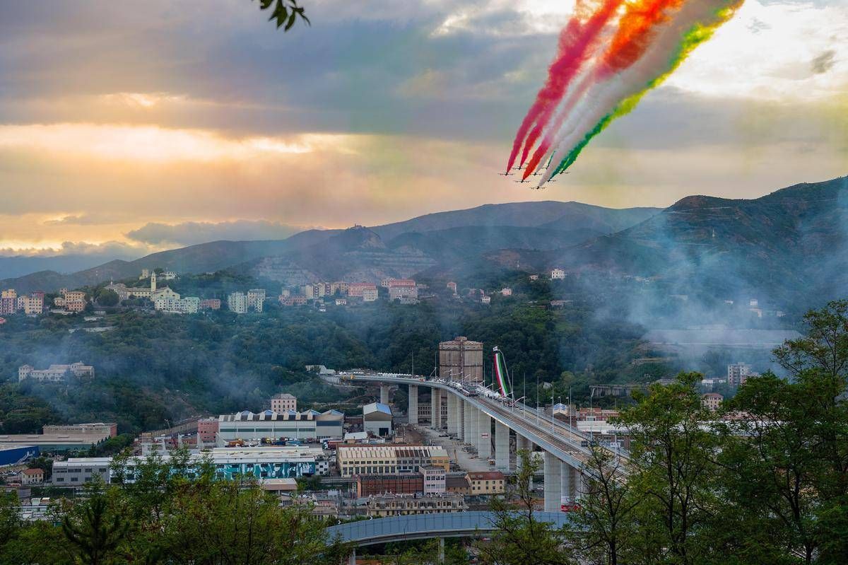 Genova, primo anniversario per il Ponte San Giorgio