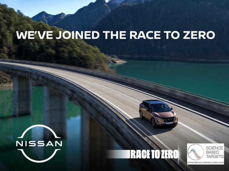 Nissan si unisce alla campagna Race to Zero delle Nazioni Unite