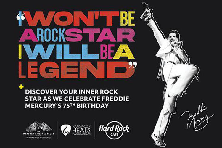 All’Hard Rock Cafe è Freddie for a week