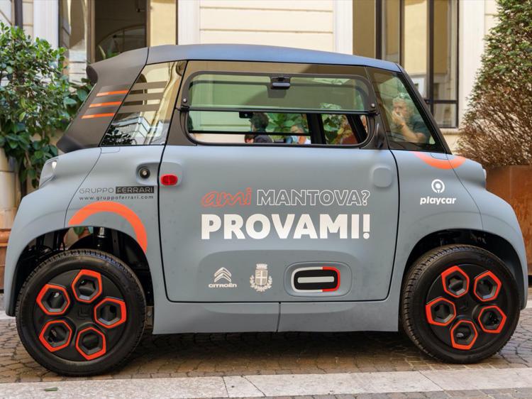 Citroën Ami protagonista dell'omonimo servizio di car sharing a Mantova