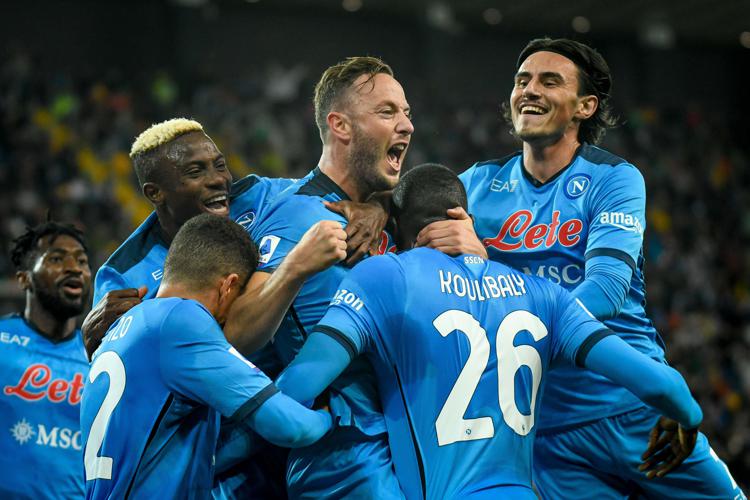 Udinese-Napoli 0-4, poker azzurro e Spalletti in testa