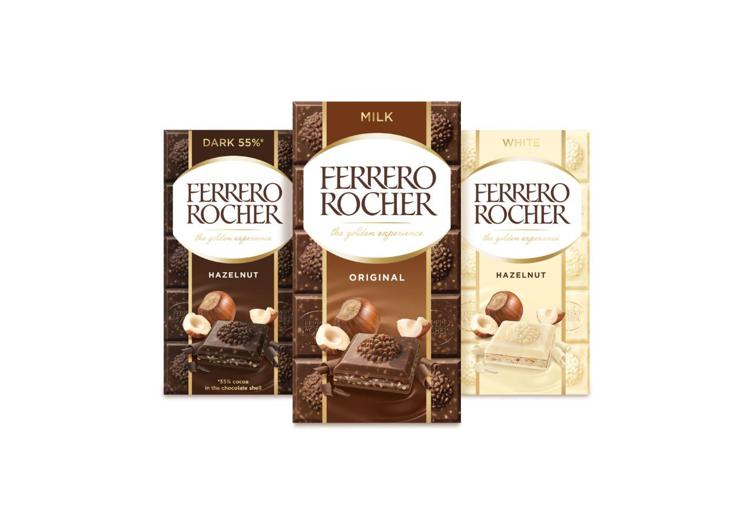 Ferrero Rocher entra nel mercato delle tavolette