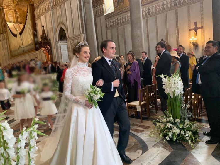 Matrimonio nella Cattedrale di Monreale di don Jaime di Borbone delle Due Sicilie e lady Charlotte Diana Lindsay Bethune