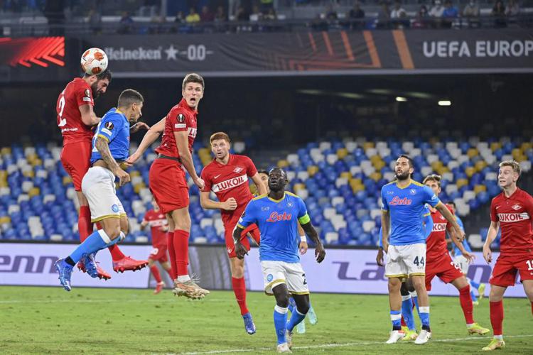 Europa League, Napoli-Spartak Mosca 2-3