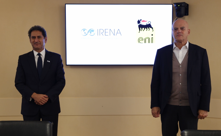 Al via partnership Eni-Irena per accelerare transizione energetica