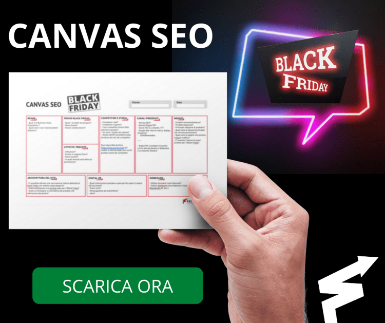 E-commerce & Black Friday: strategie più efficaci con Canvas SEO per B.F. di Fattoretto Agency