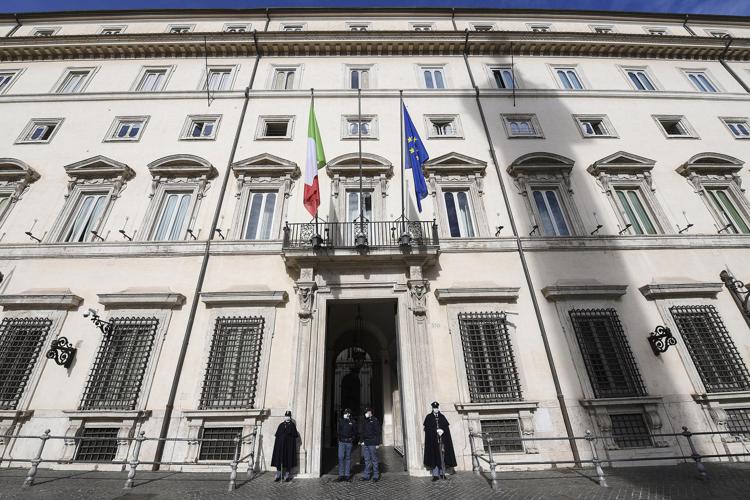 Palazzo Chigi, sede del Governo italiano (Roma - 2021-01-28, Luigi Mistrulli) p.s. la foto e' utilizzabile nel rispetto del contesto in cui e' stata scattata, e senza intento diffamatorio del decoro delle persone rappresentate