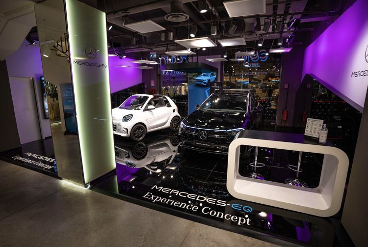 Nasce un nuovo punto di incontro nel cuore di Roma per lanciare il Mercedes-EQ Experience Concept