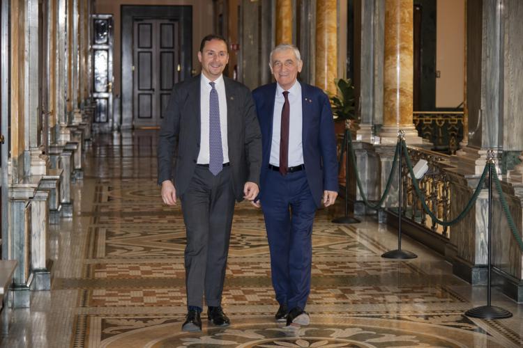 Il presidente della Fondazione Crt, Giovanni Quaglia, e il segretario generale Massimo Lapucci 
