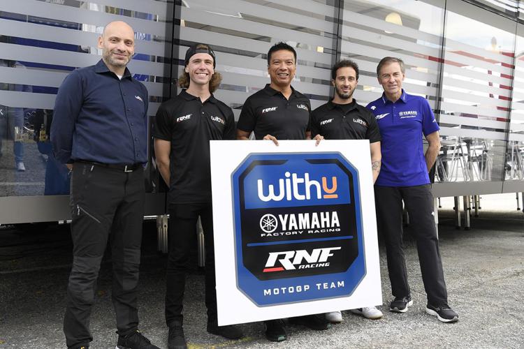 Motomondiale, nasce WithU Yamaha Rnf MotoGp Team, al via nel 2022 con Dovizioso e Binder