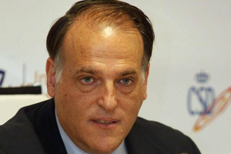 Il presidente della Liga Javier Tebas