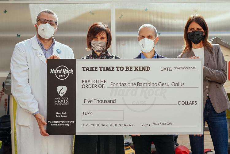 Hard Rock Heals Foundation al fianco dell'ospedale Bambino Gesù