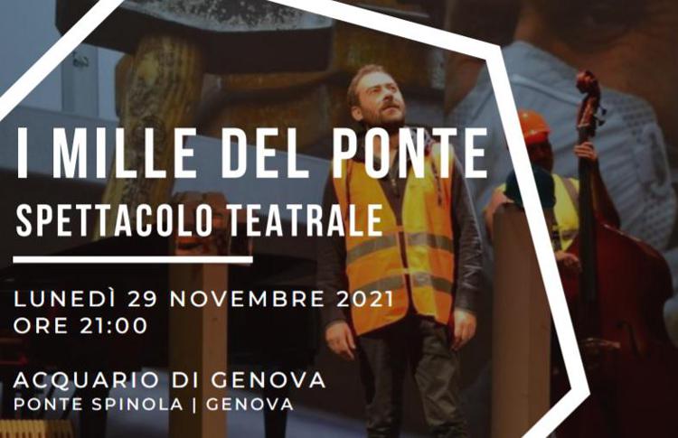All'Acquario di Genova in scena lo spettacolo teatrale 'I Mille del Ponte'