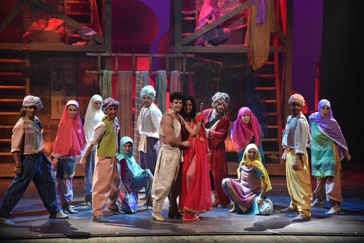 Il musical 'Aladin'al teatro Brancaccio di Roma