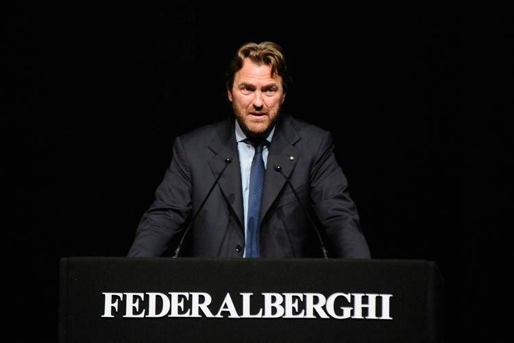 Il presidente di Federalberghi Bernabò Bocca (Fotogramma)