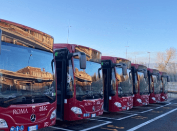 Atac, 70 new hybrid buses enter service: the fleet becomes greener