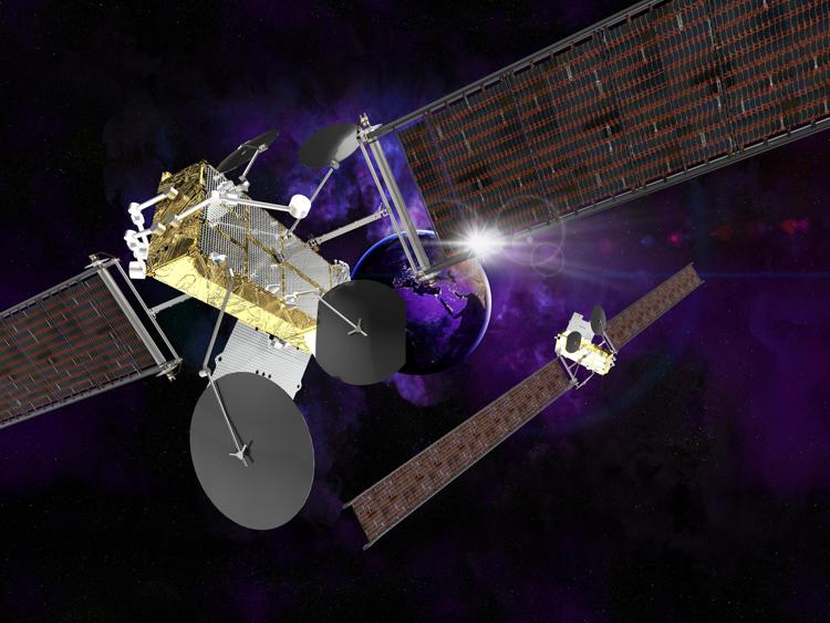 un satellite Intelsat (Foto Ufficio Stampa Thales Alenia Space) 