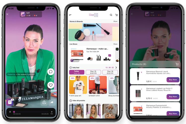 Qvc Italia lancia 'likeQ', app interattiva di shopping livestreaming