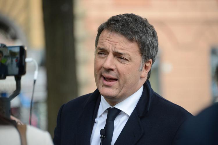 Il senatore Matteo Renzi, leader di Iv - Fotogramma/Ipa