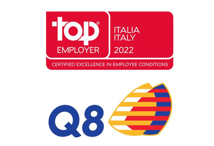 A Q8 la certificazione Top employer Italia per l’anno 2022
