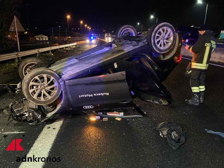 Incidente in autostrada per Alfio Marchini: 