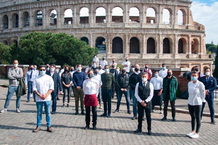 Ristoranti centro storico Roma (Arcs) aderiscono all’iniziativa 'Spegniamo la luce per non spegnere il lavoro'