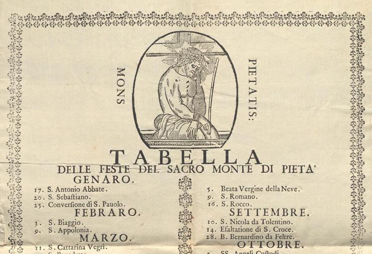 BPER Banca, i documenti del Monte di Pietà consultabili presso l’Archivio di Stato di Ferrara