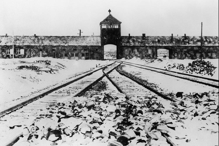 Campo di sterminio nazista di Auschwitz.(foto Afp)