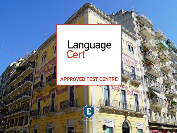Escape Campus Bari ottiene la prestigiosa qualifica di Official Test Center LanguageCert