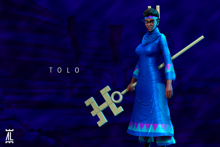 Tolo Sagala è una delle protagoniste di Africa’s Legends di Leti Arts.
