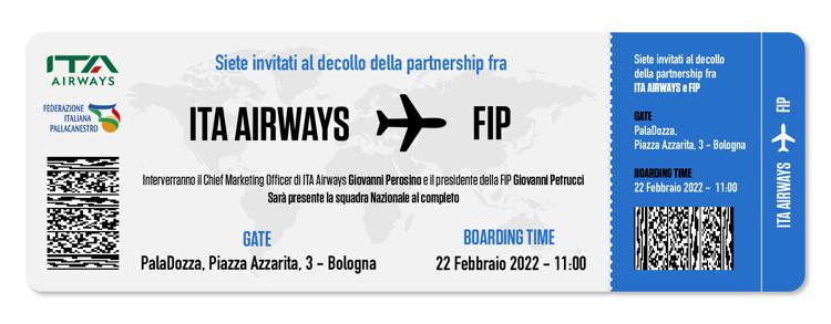 Ita Airways official carrier delle Nazionali di basket, firmato accordo triennale con Fip