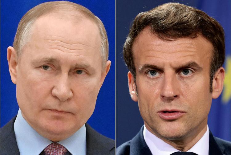 Ucraina, Putin a Macron: 
