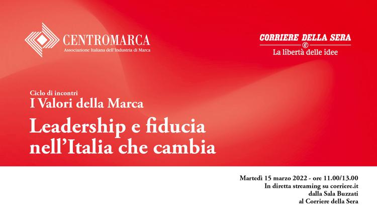 “Leadership e fiducia nell’Italia che cambia”